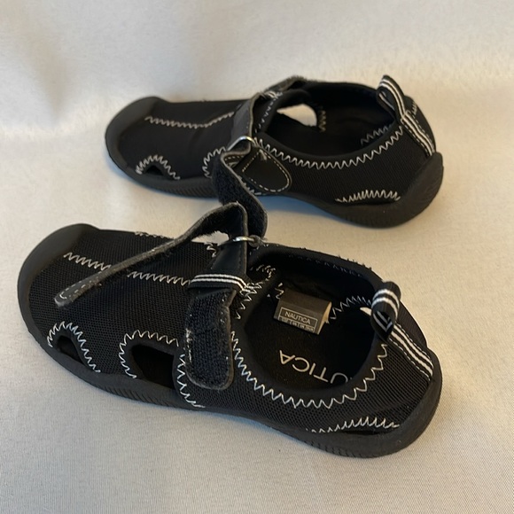 Boys nautical black shoes - Picture 6 of 8